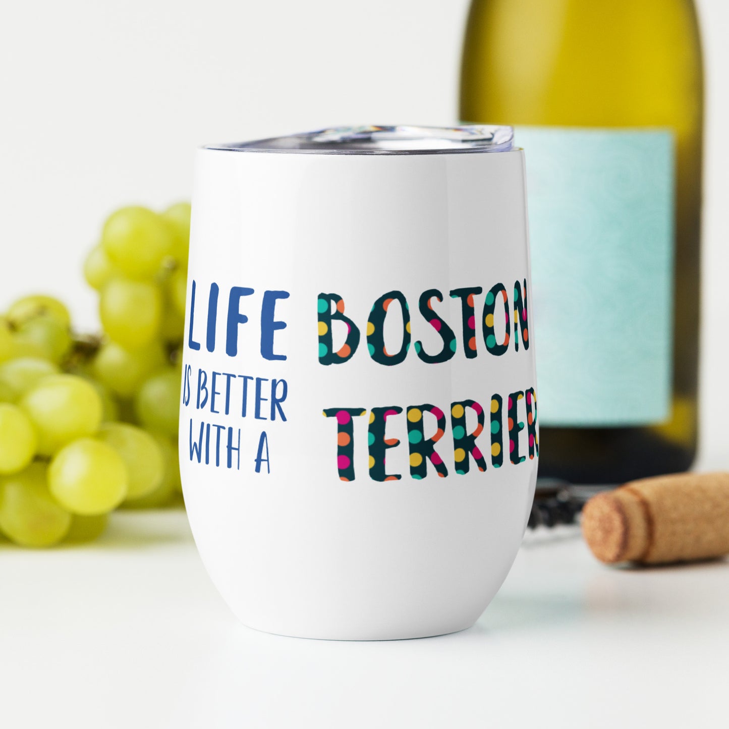 Life is Better Wine tumbler